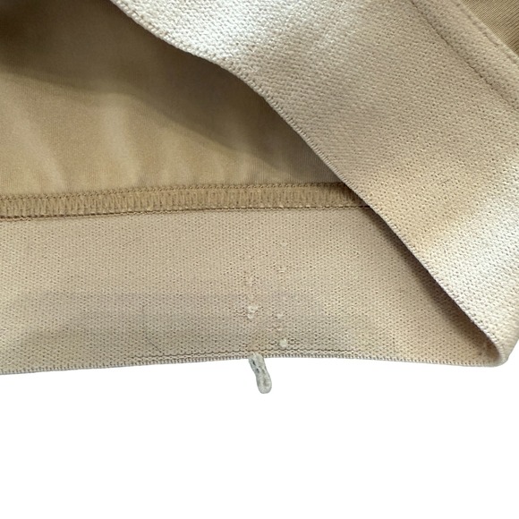 Tommie Copper Women's Zip Front Compression Bra XLarge Beige - Picture 4 of 4